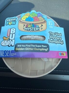 Golden Glitter Squishy Dumpling Mystery Bun TikTok Viral Rare Blind Five Below